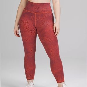 Wunder Train High-Rise Tight 25"	
Crackle Glaze Vintage Orange Larkspur